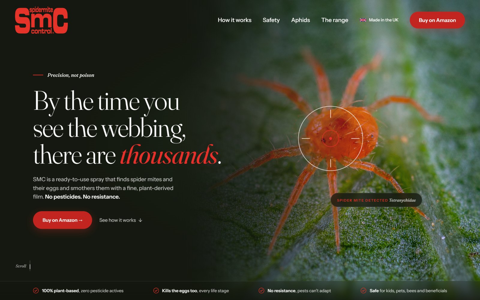 SMC Spidermite Control website home page